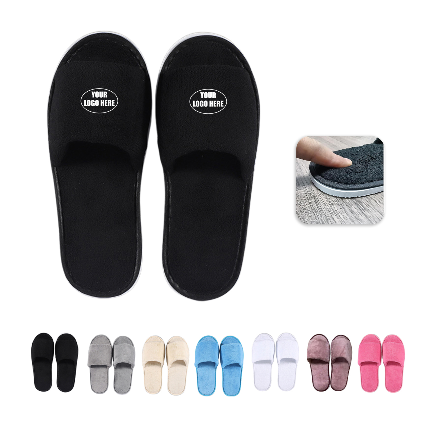 Plush Anti-Slip Indoor Slippers