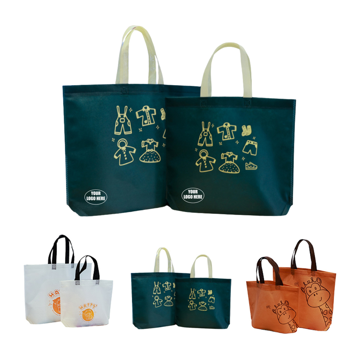 Custom Non-Woven Fashion Shopping Bag