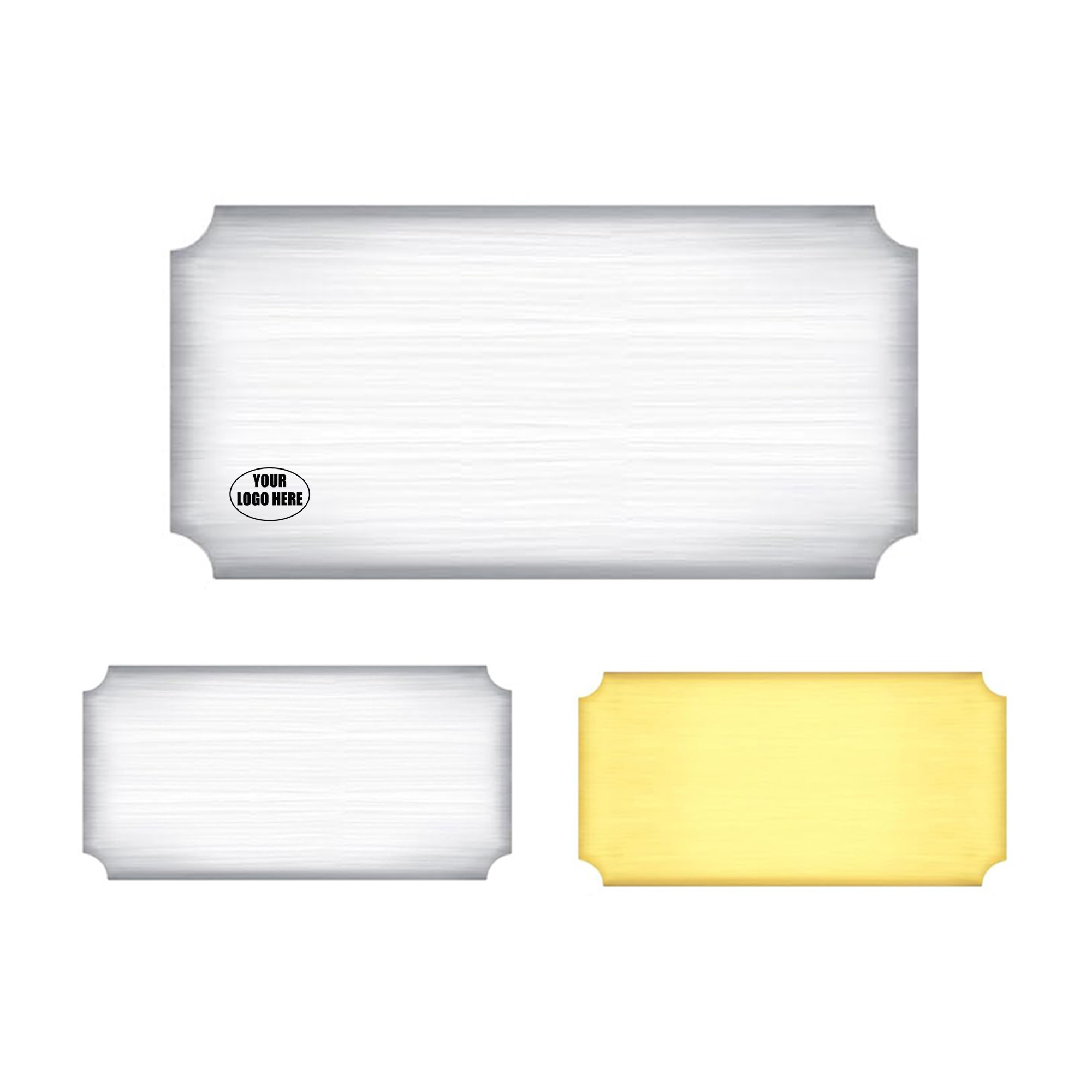 Engraved Steel Office Nameplate