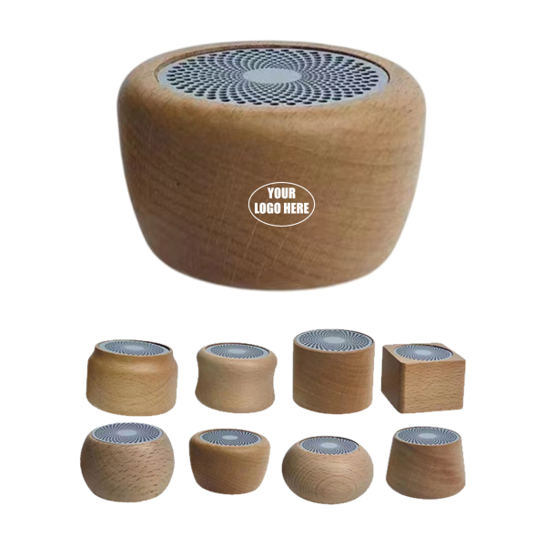 Custom Mini Retro Wooden Bluetooth Speaker