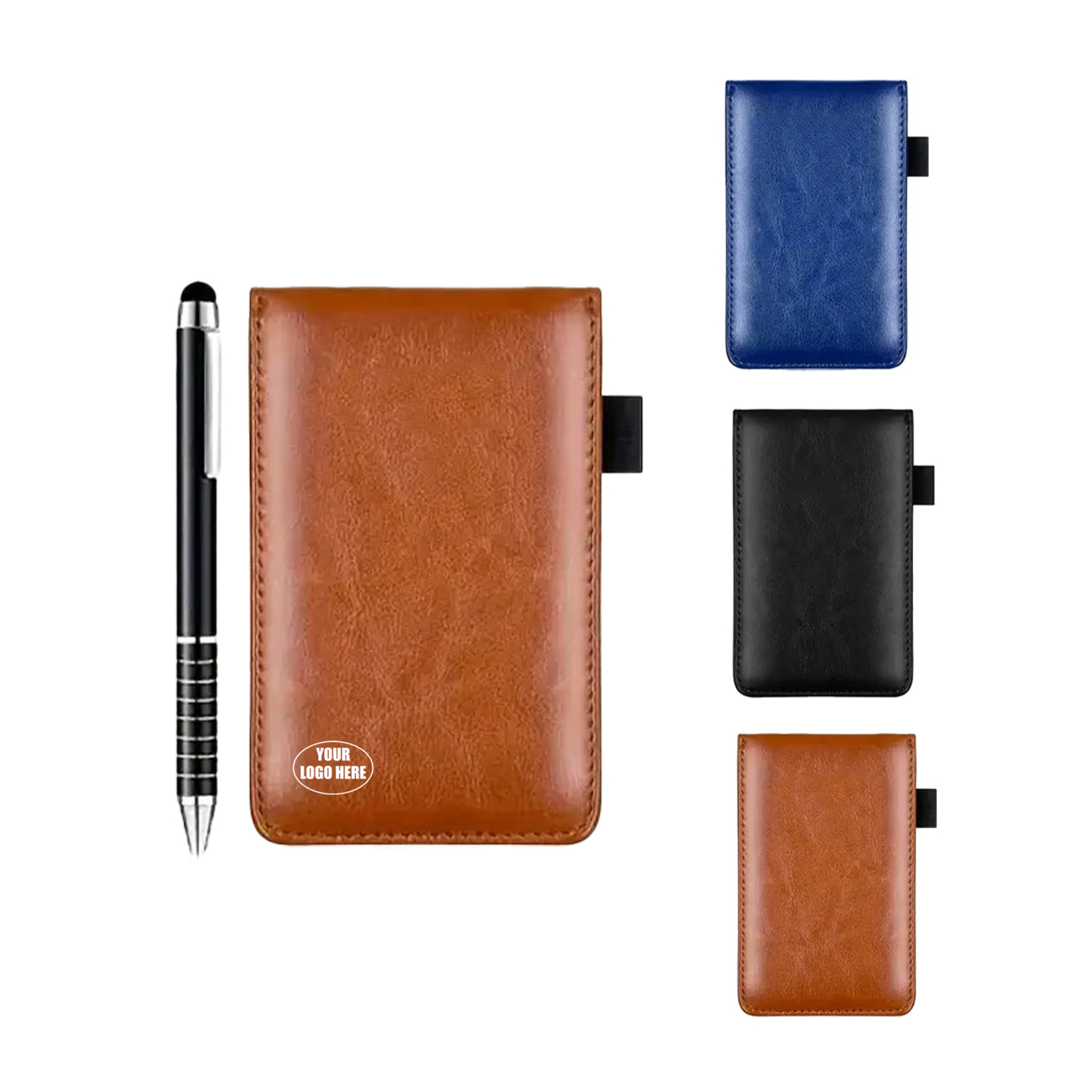 Custom Pocket Leather Journal Set