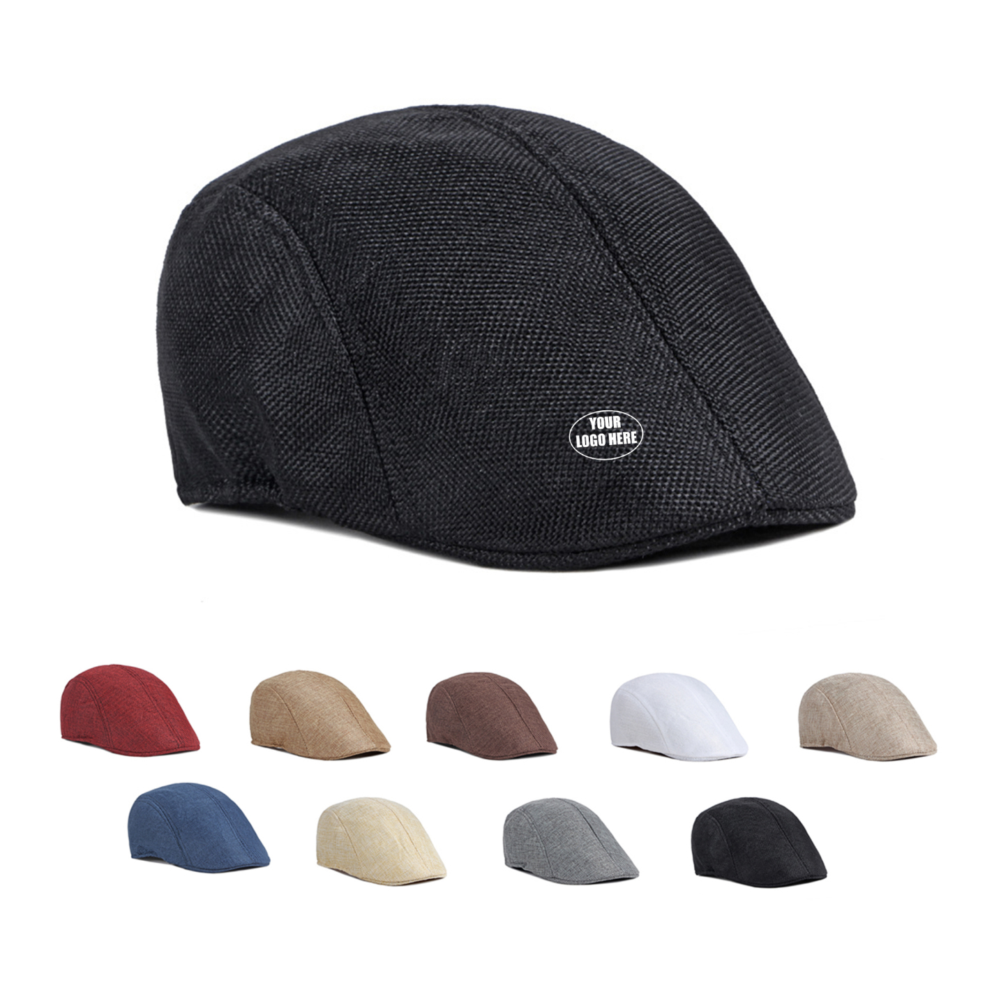 Vintage Summer Flat Cap for Men