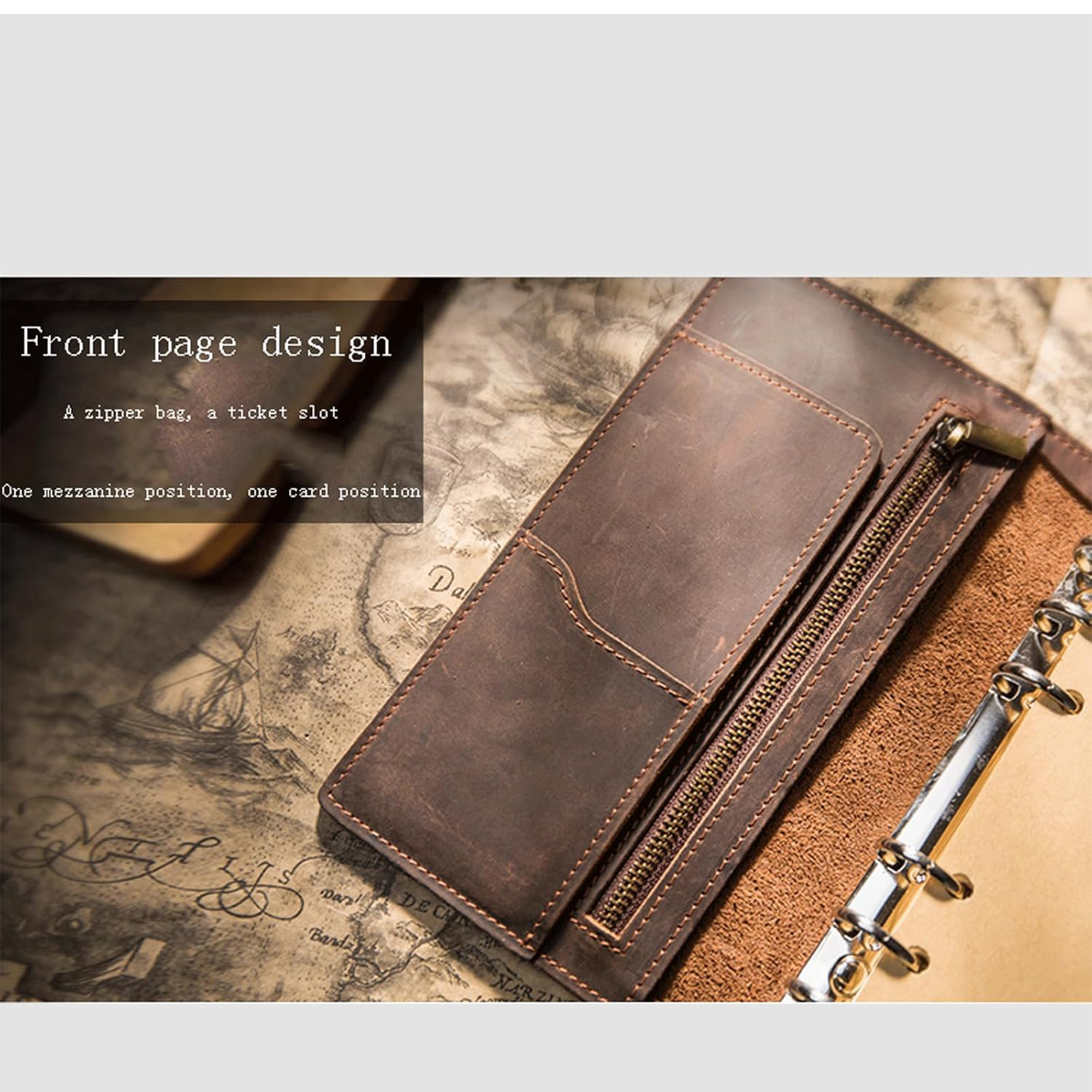 Premium Custom Horse Leather Executive Notebook