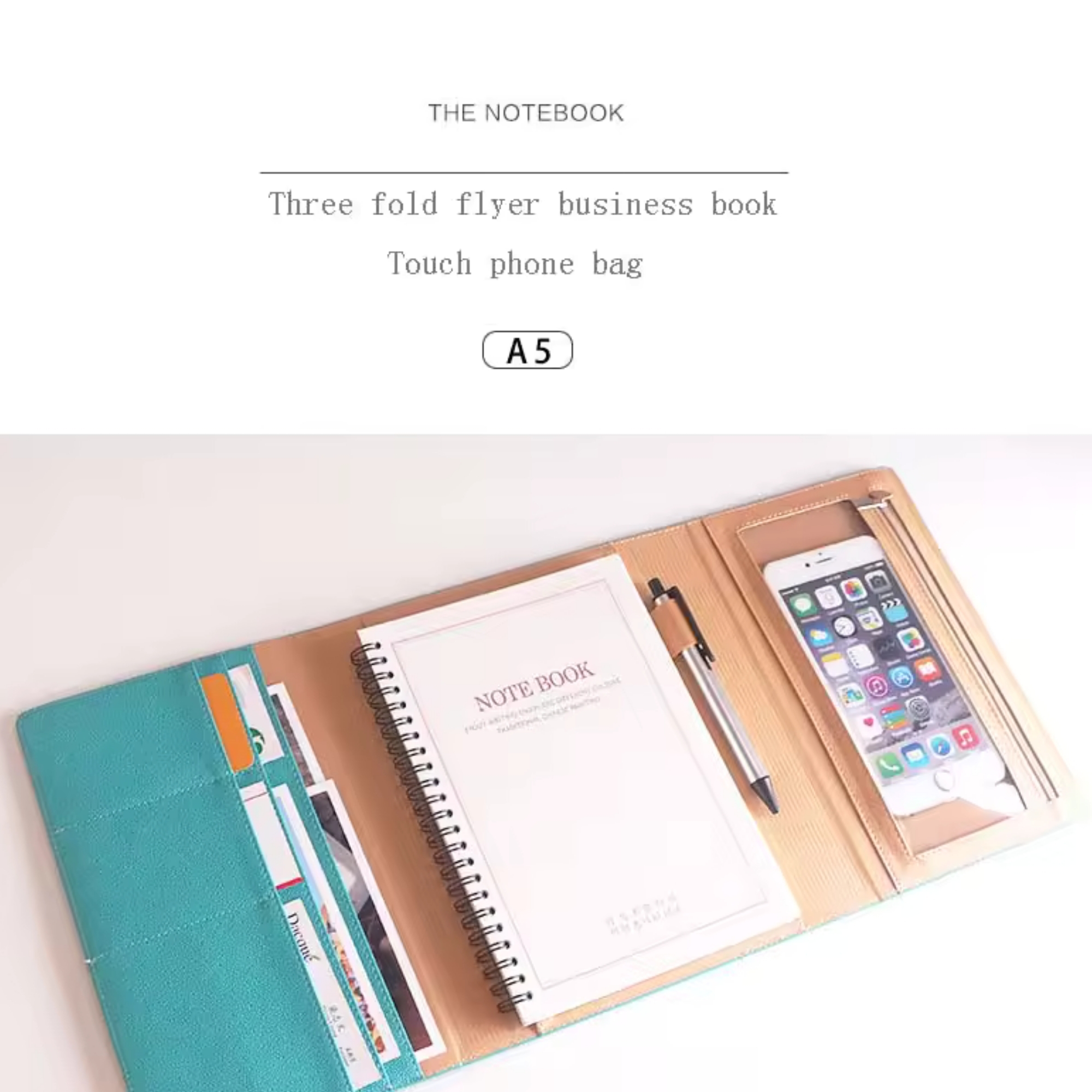 Custom Premium A5 Leather Notebook