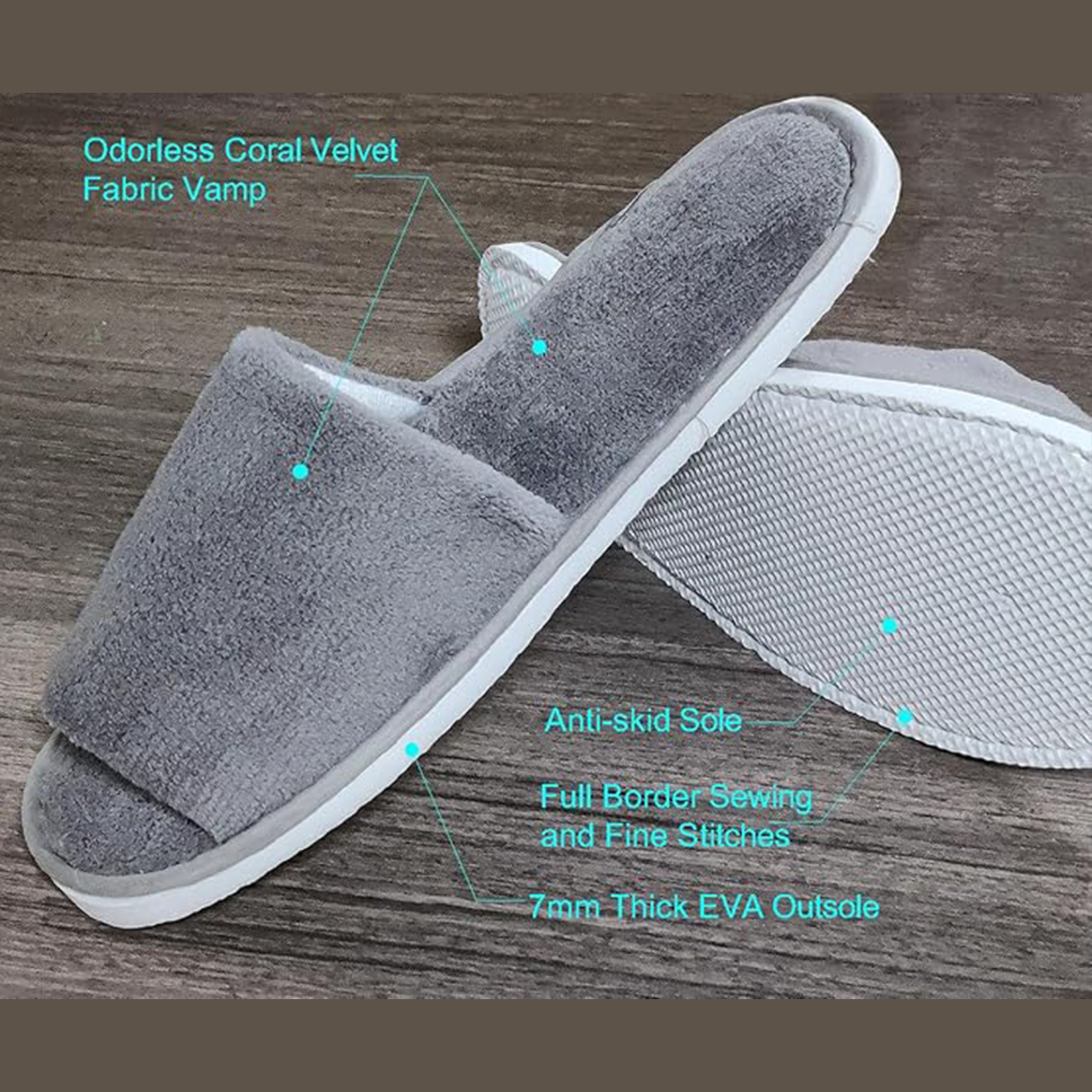 Plush Anti-Slip Indoor Slippers