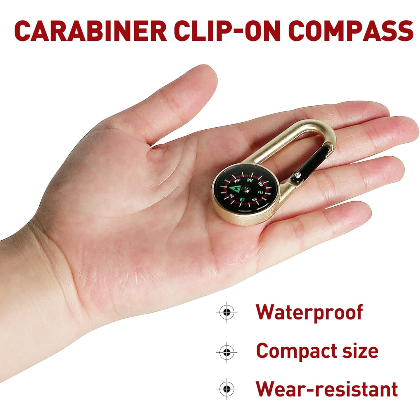 Weatherproof Metal Hiking Compass