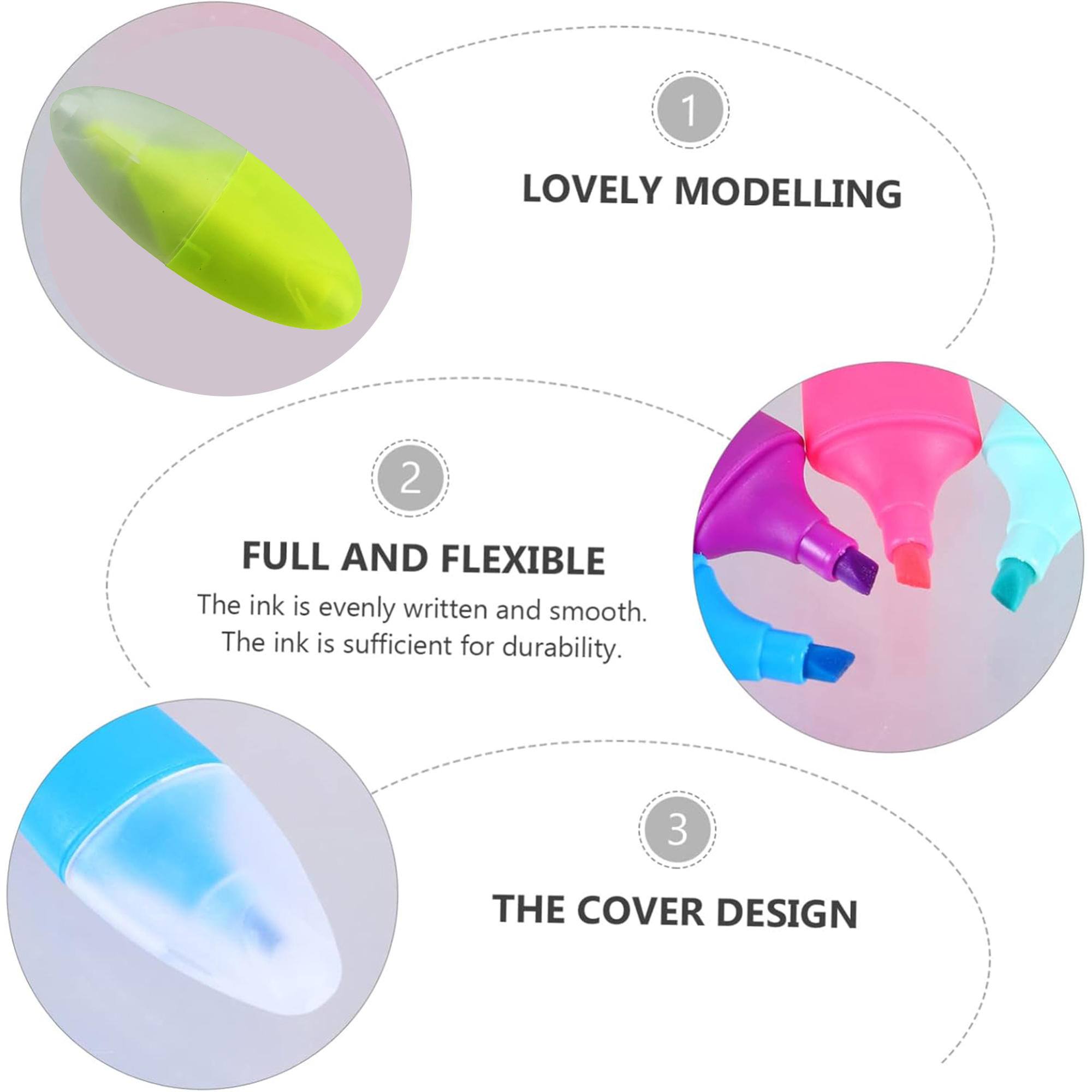 Bright Compact Highlighting Marker