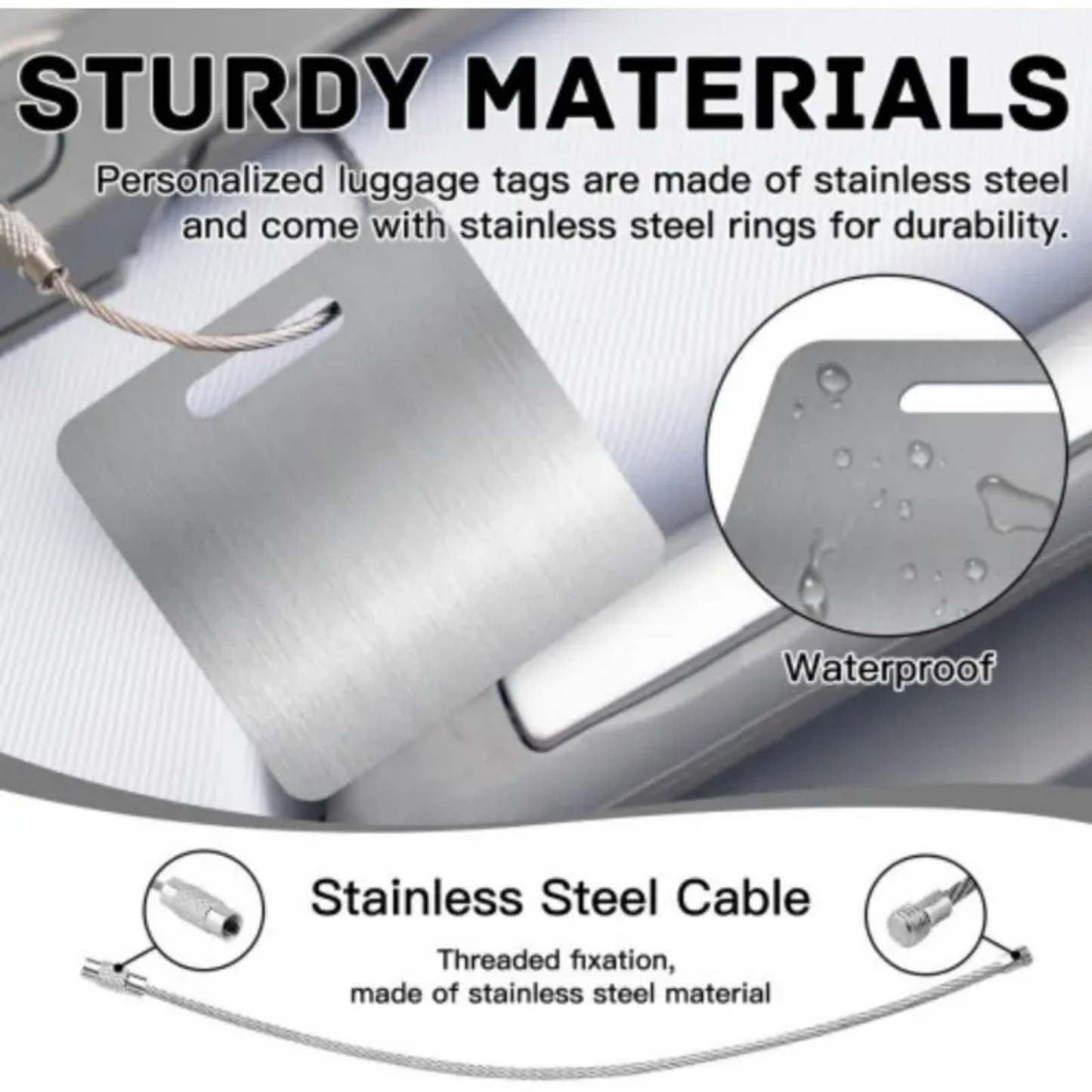 Premium Custom Travel Bag Tag