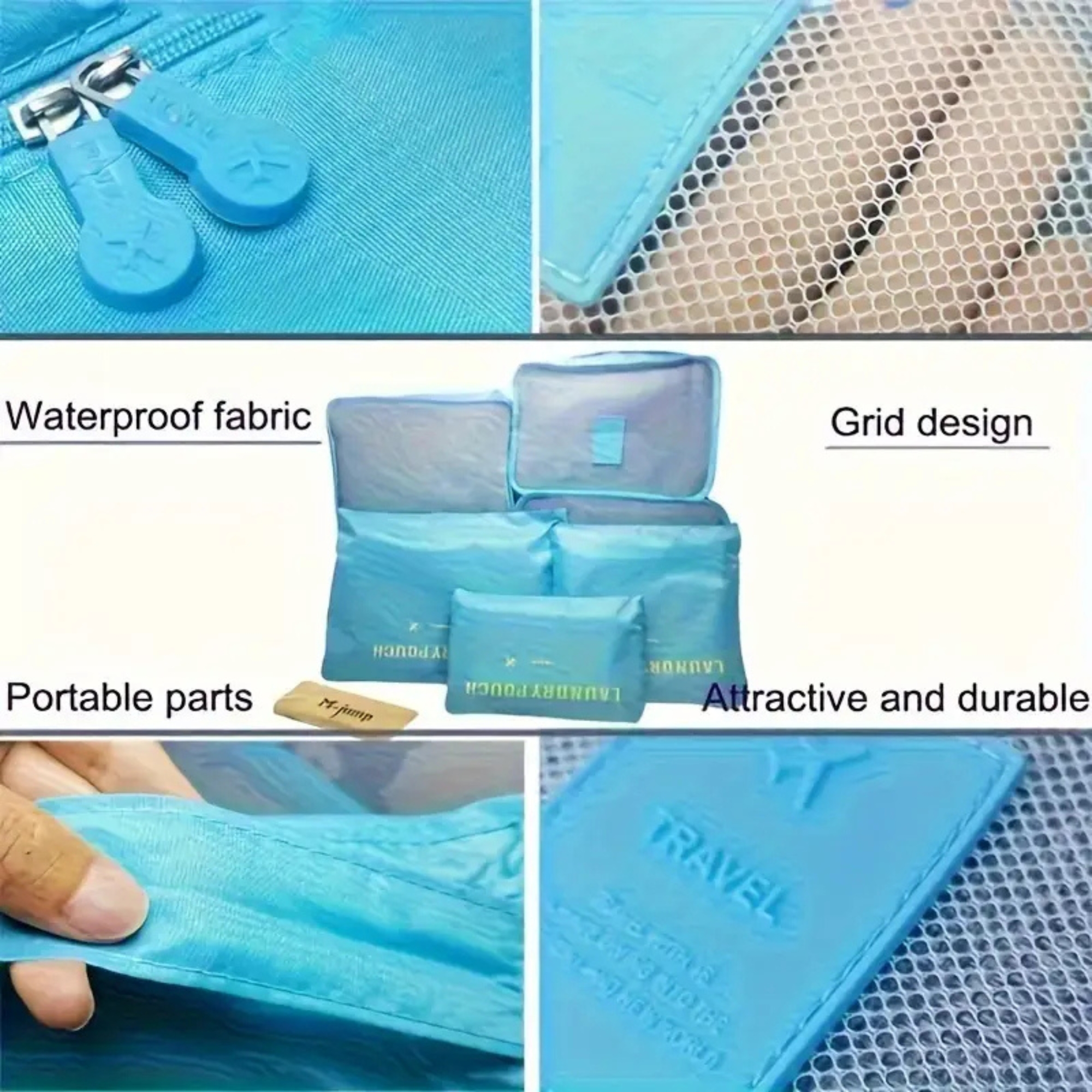 Custom Travel Luggage Organizer Set