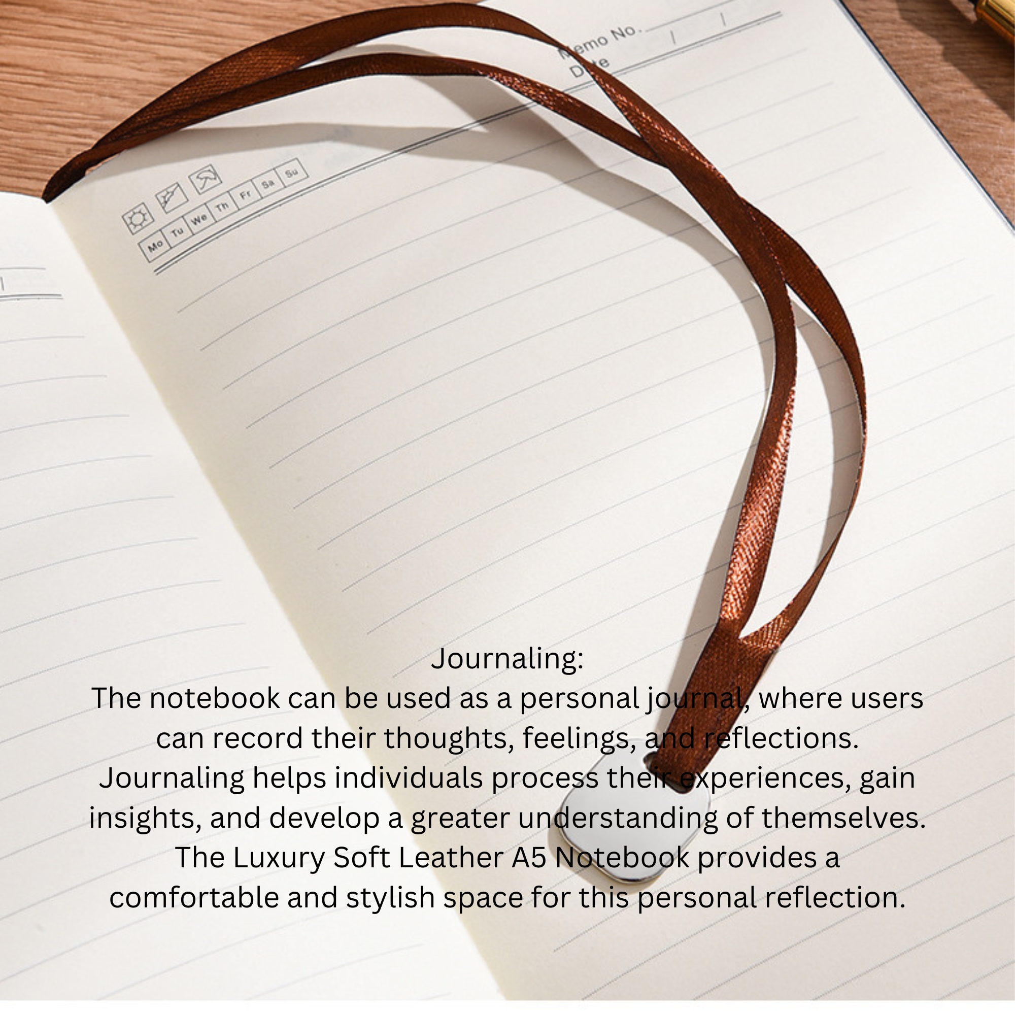 Custom Luxury Soft Leather A5 Notebook