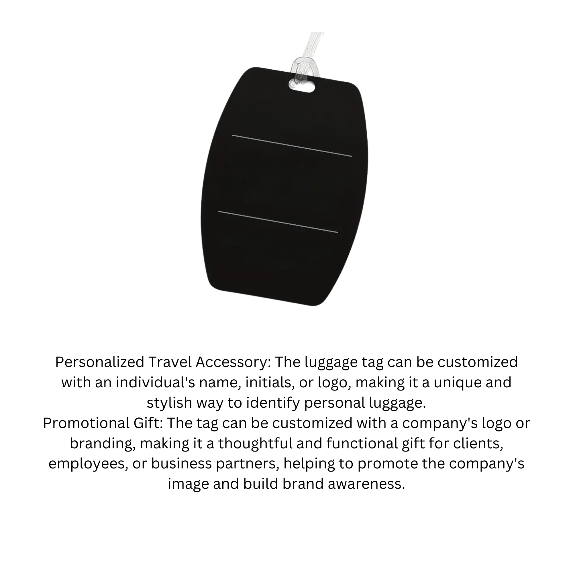Engraved Aluminum Travel Tag