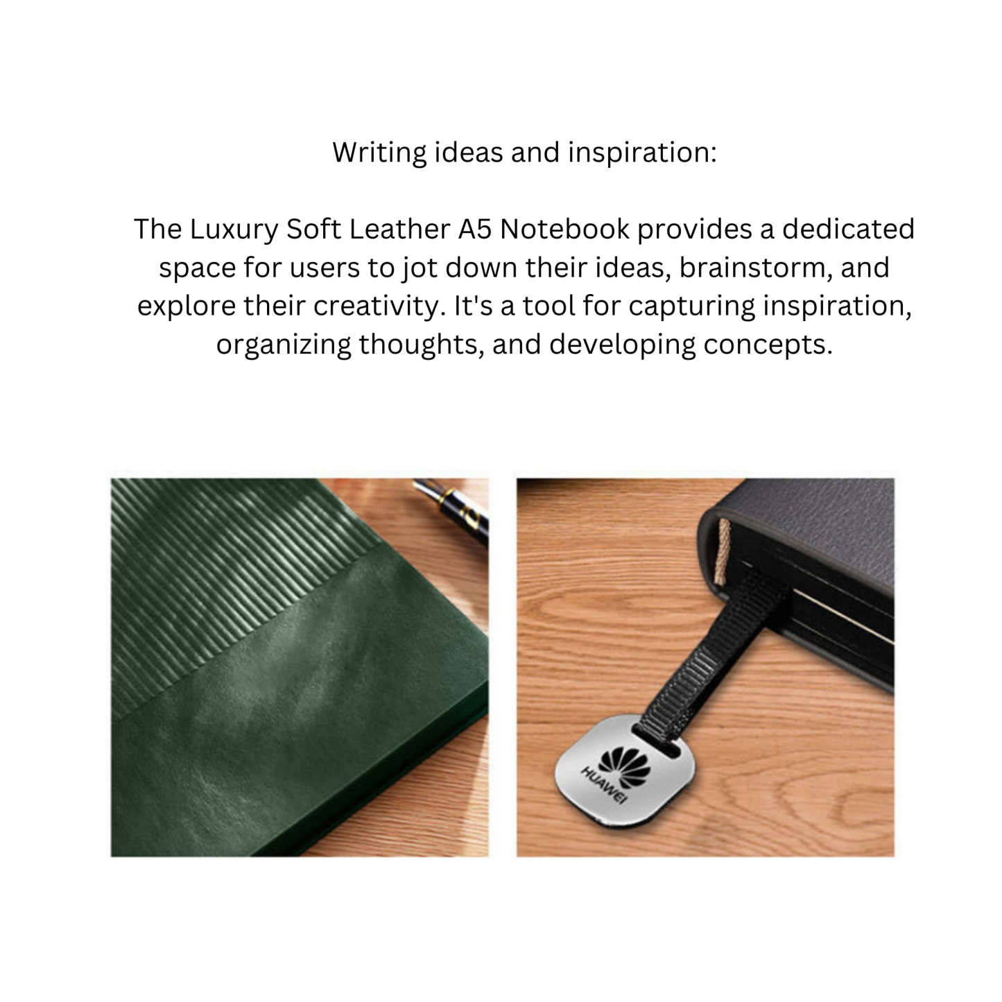 Custom Luxury Soft Leather A5 Notebook