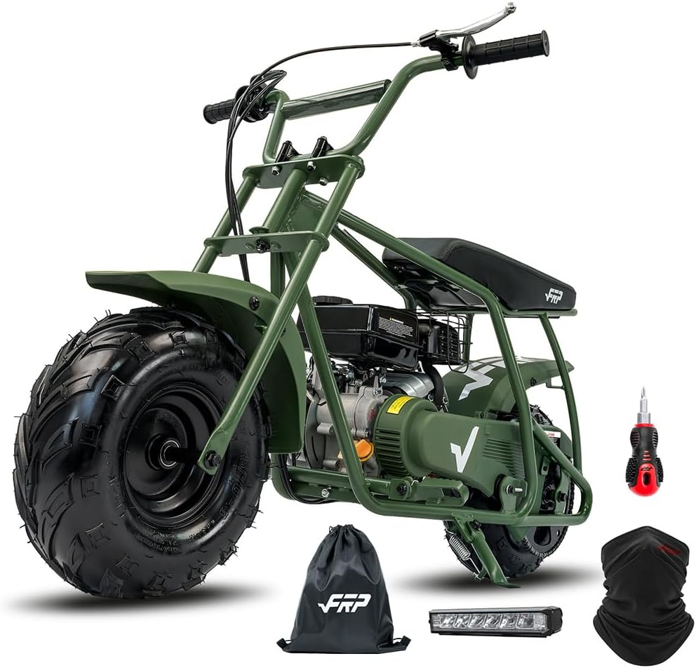 FRP Mini Dirt Bike GMB100, 99 CC Gas Powered Mini Bike 4 Stroke 3HP, O