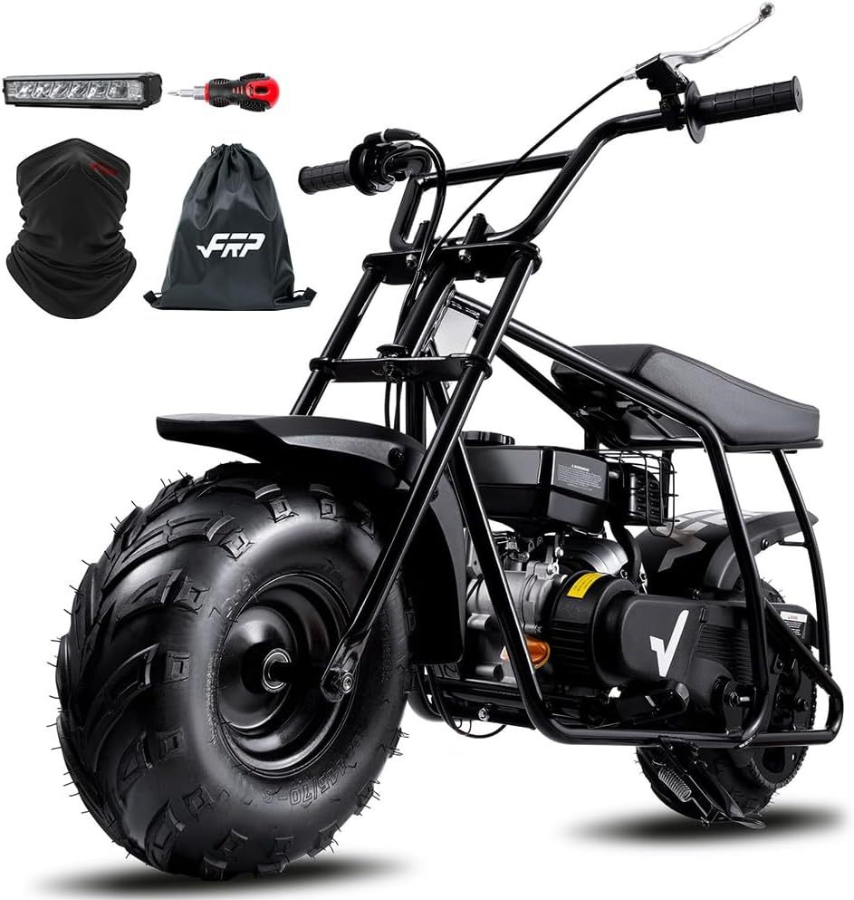 FRP Mini Dirt Bike GMB100, 99 CC Gas Powered Mini Bike 4 Stroke 3HP, O