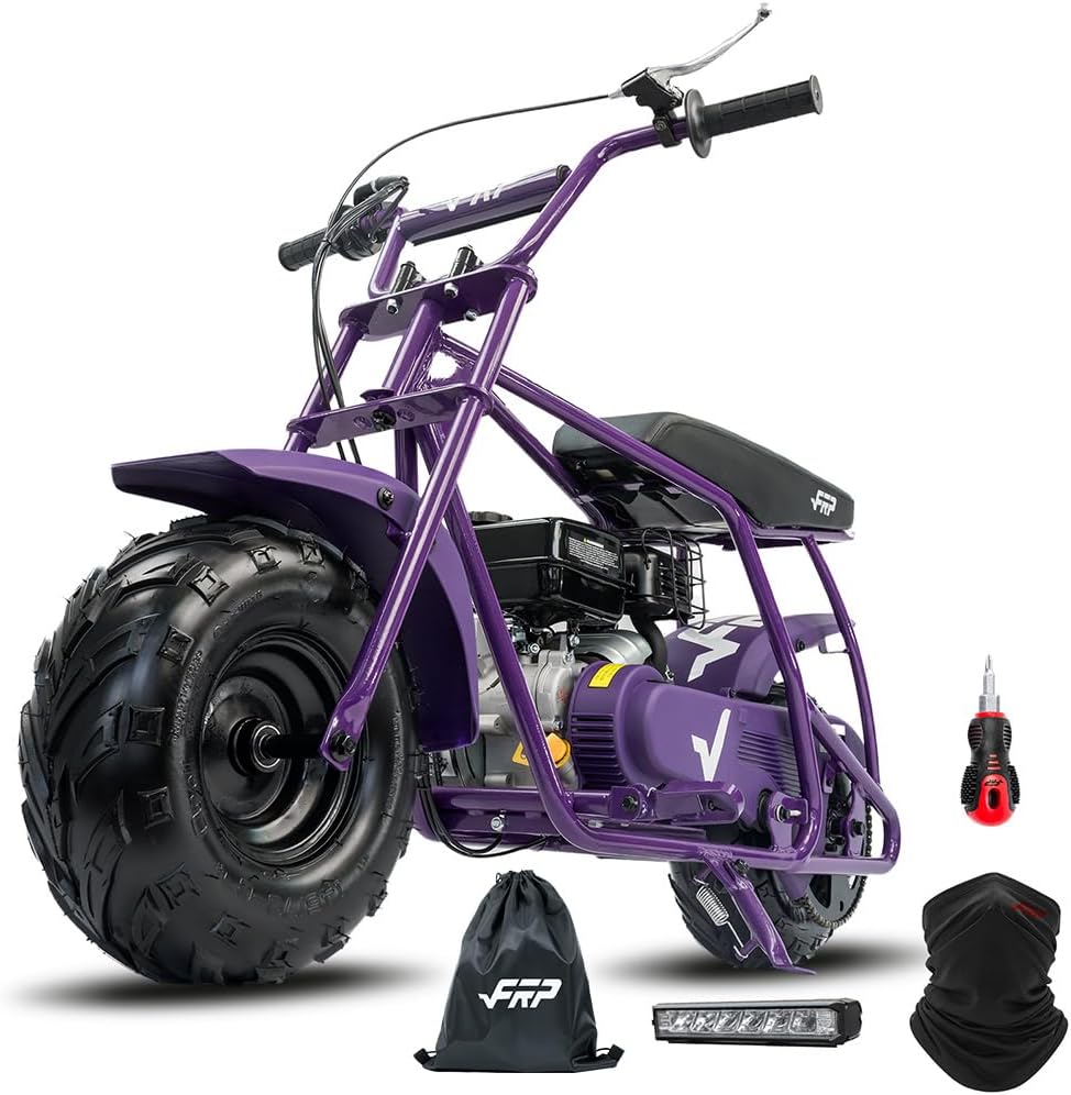 FRP Mini Dirt Bike GMB100, 99 CC Gas Powered Mini Bike 4 Stroke 3HP, O