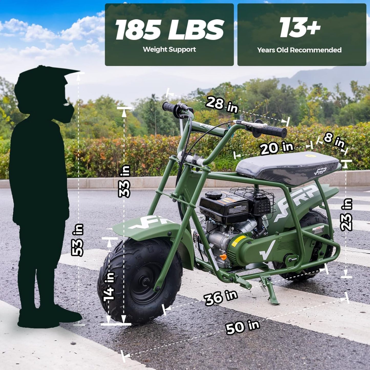 FRP Mini Dirt Bike GMB100