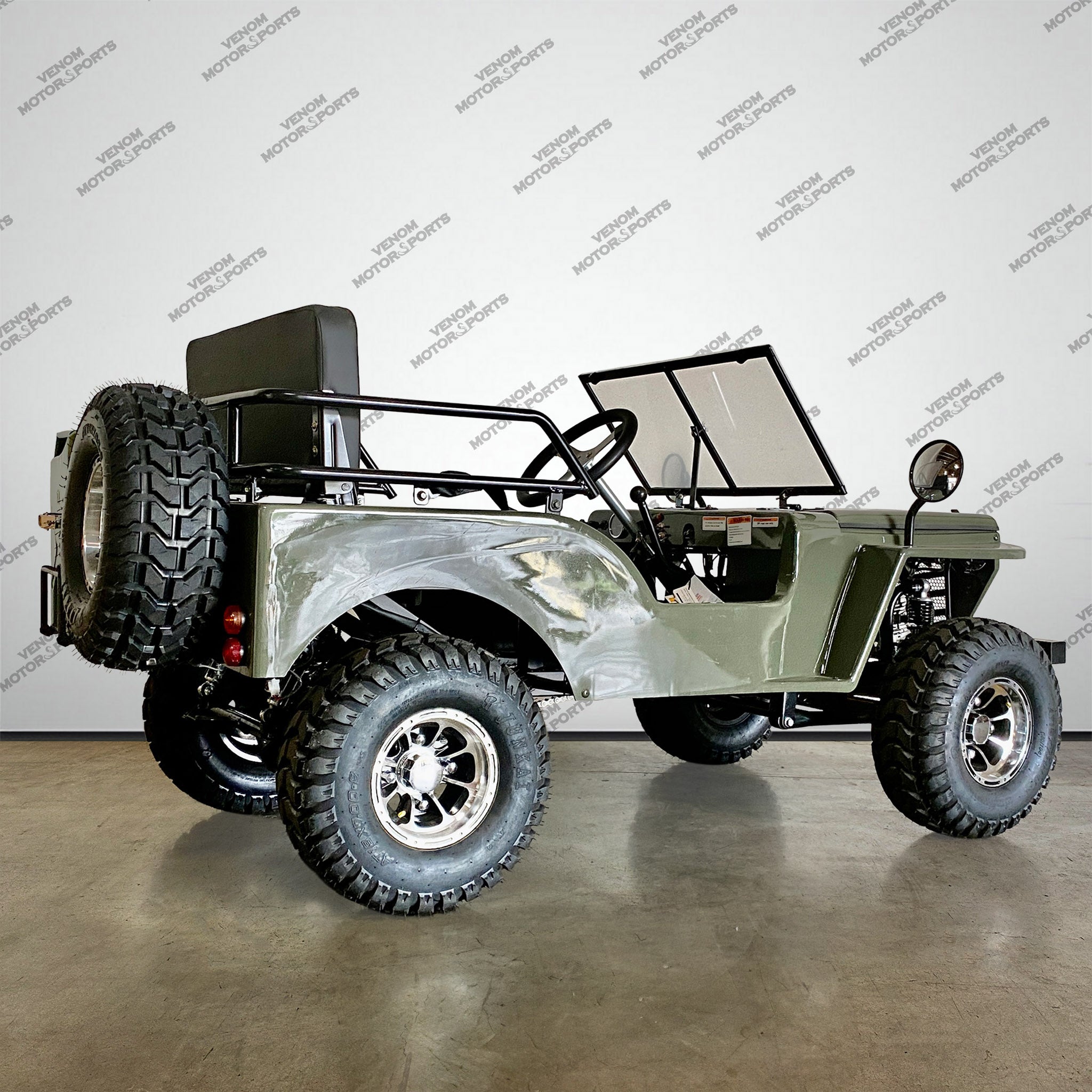 125cc Mini Jeep | Willys Edition | PAZ125-1 | 3-Speed