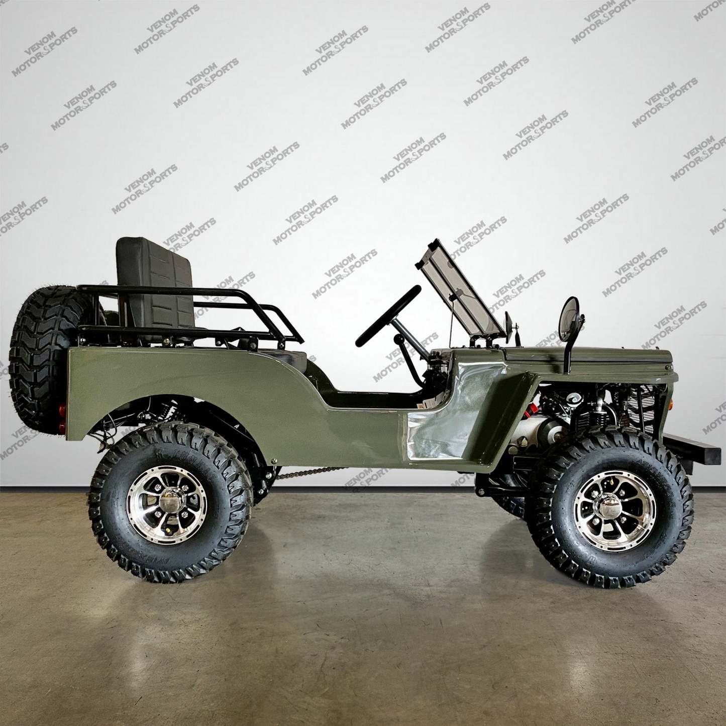  125cc Mini Jeep | Willys Edition | PAZ125-1 | 3-Speed