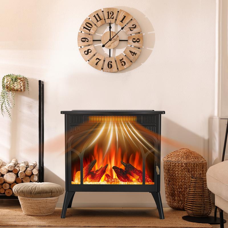 🔗Electric Infrared Quartz Fireplace Stove with 3D Flame Effect