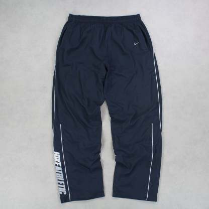 RARE 00s Athletic Trackpants Navy-Kikonat