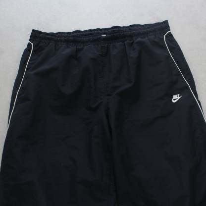 RARE 2000s Trackpants Black-Kikonat