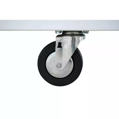 72 IN. 18-DRAWER MOBILE WORKBENCH WITH SOLID WOOD TOP, BLACK-Kikonat