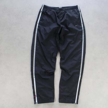 RARE 2000s Trackpants Black-Kikonat