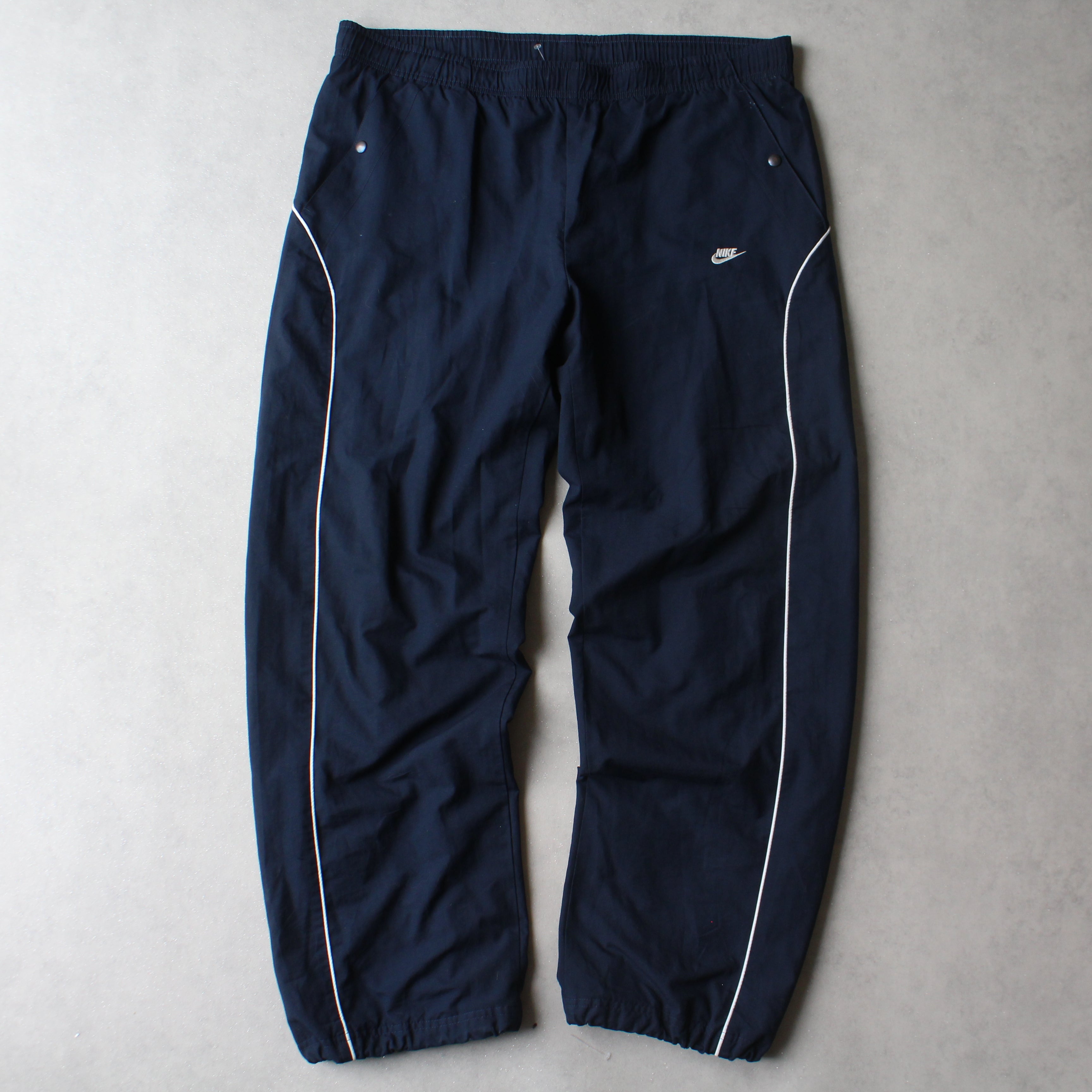 RARE 2000s Baggy Trackpants Navy-Kikonat
