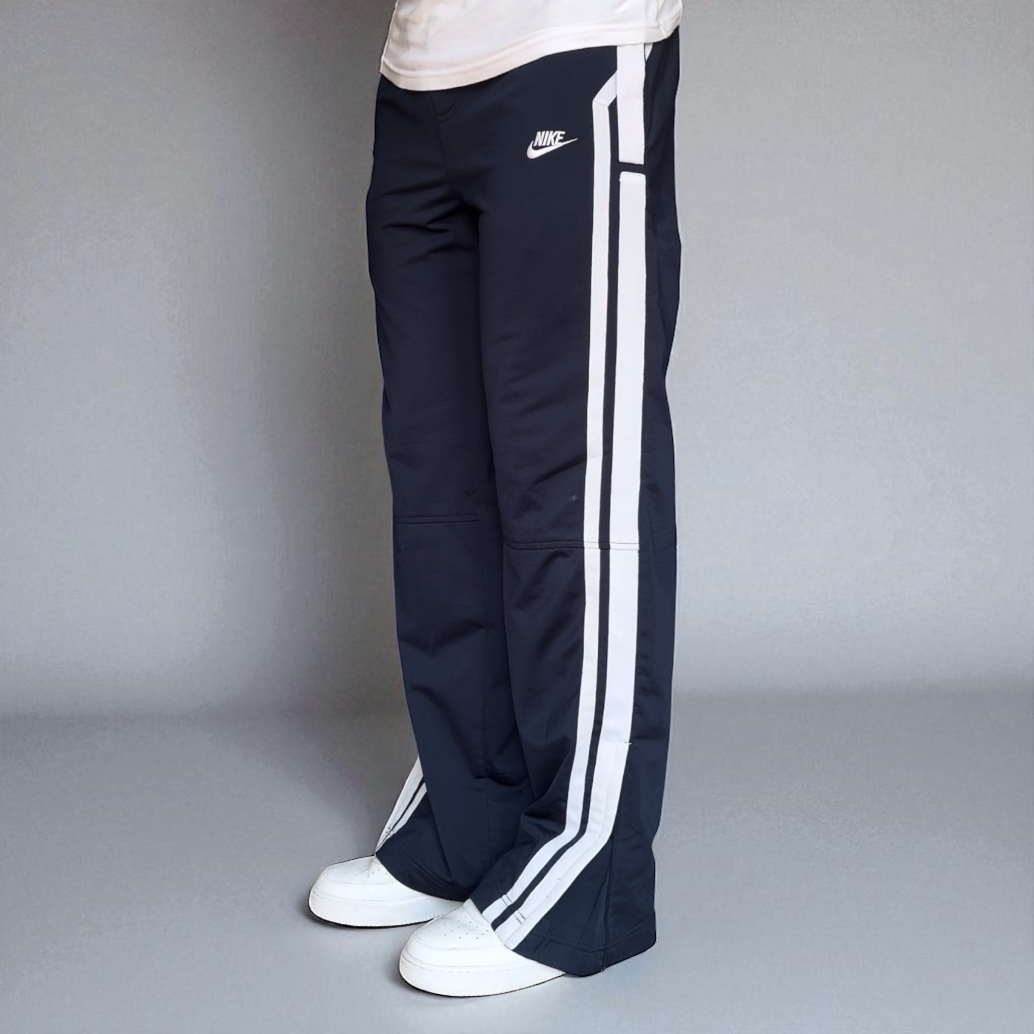 RARE 2000s Trackpants Navy-Kikonat