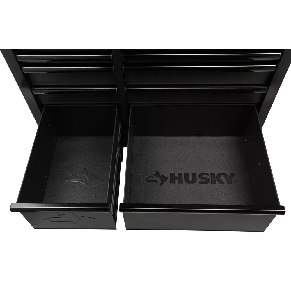 INDUSTRIAL 41 IN. W X 21.5 IN. D 11-DRAWER ROLLING CABINET TOOL CHEST IN MATTE BLACK-Kikonat