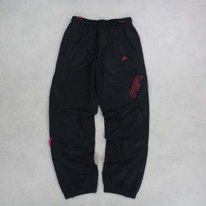 RARE 2000s Air Trackpants Black-Kikonat