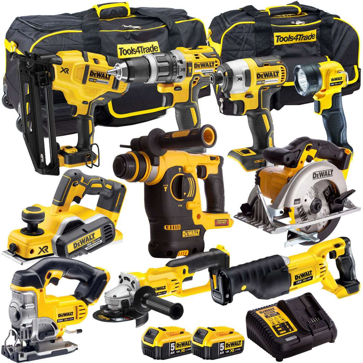 DCKT4T10BP2 18V XR 10 Piece with 2 x 5.0Ah Li-ion KIT-Kikonat