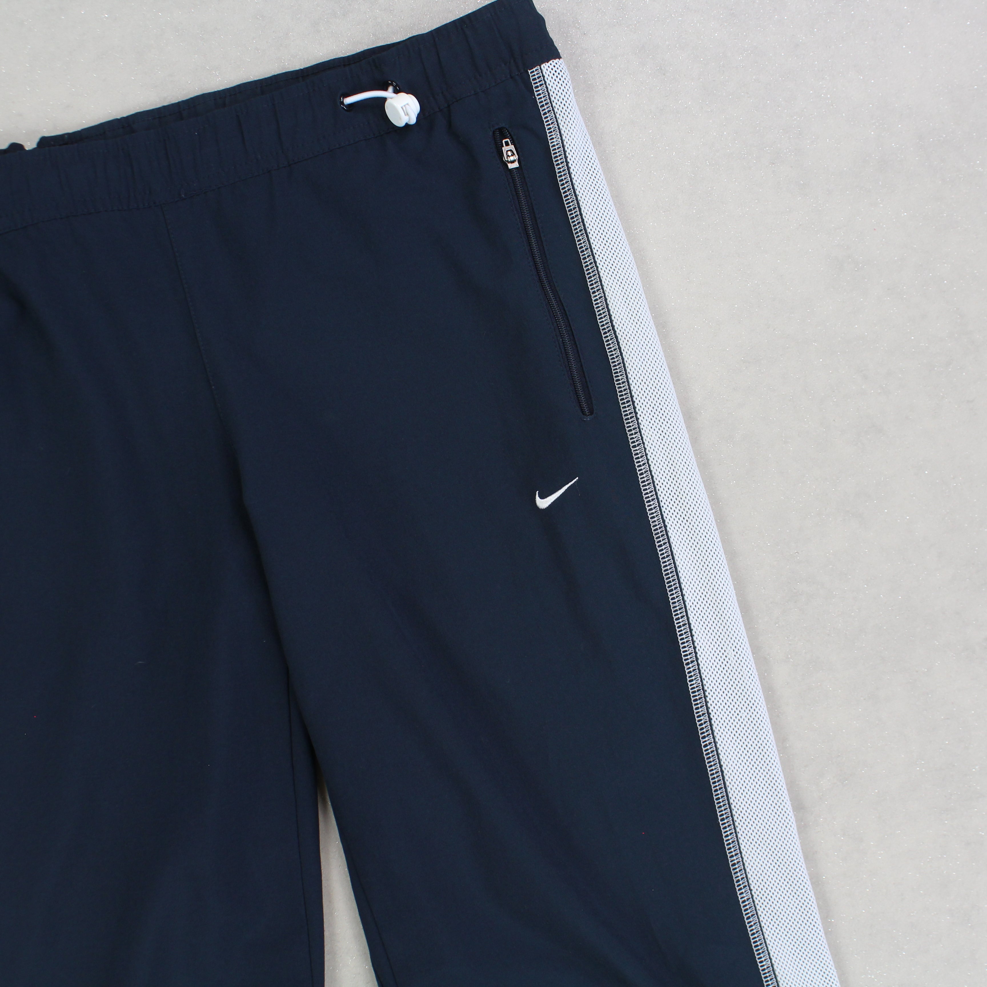 RARE 00s Womens Trackpants Navy-Kikonat