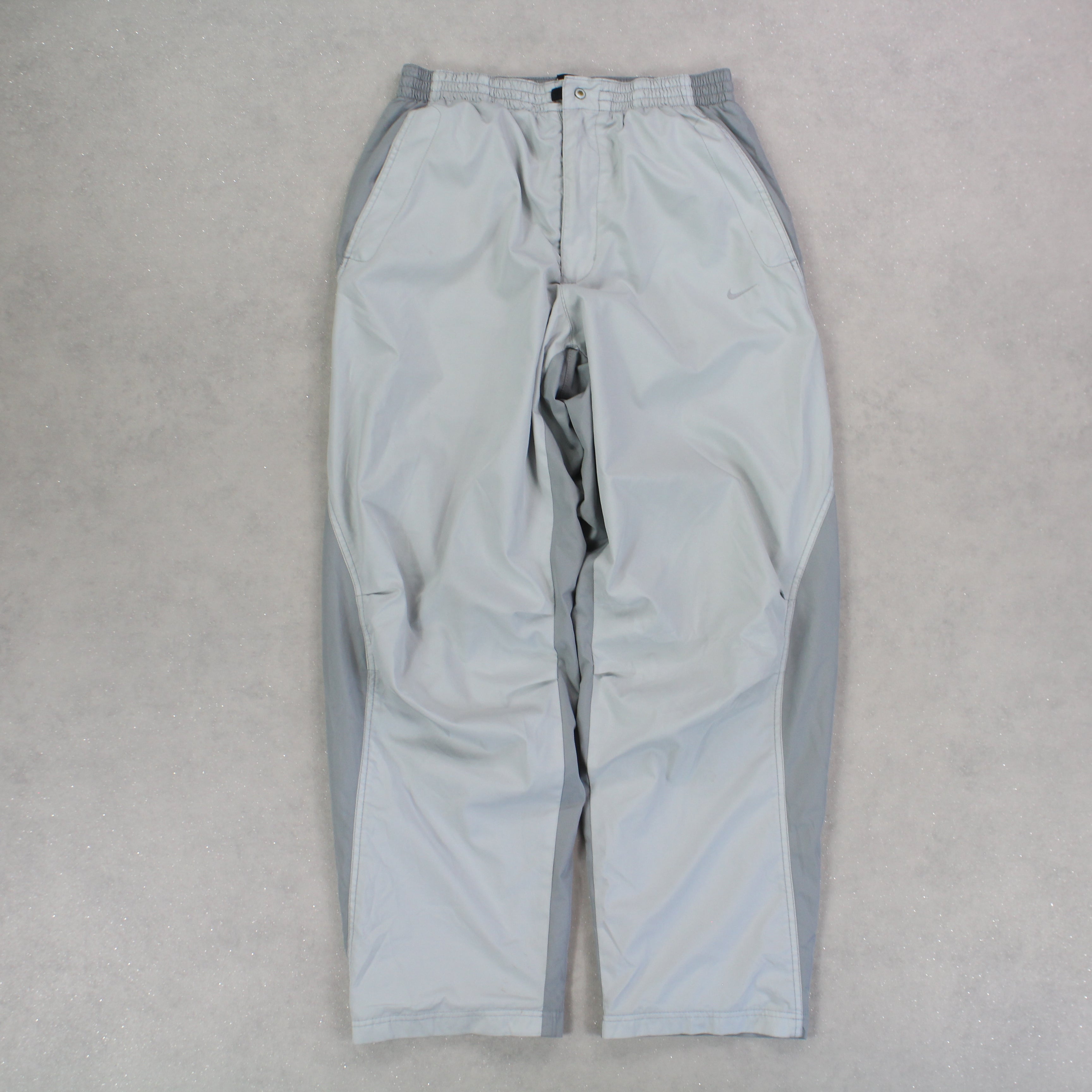 RARE 2000s Baggy Trackpants Grey-Kikonat
