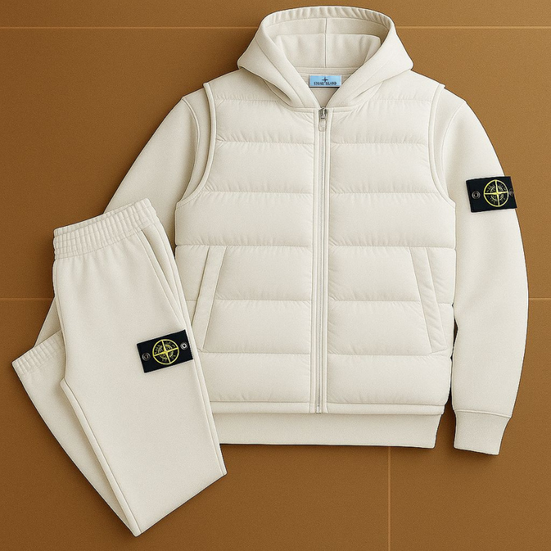 SI™ Premium Set - Quilted Jacket &amp; Jogging Pants-Kikonat