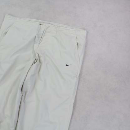 RARE 00s Trackpants Cream-Kikonat