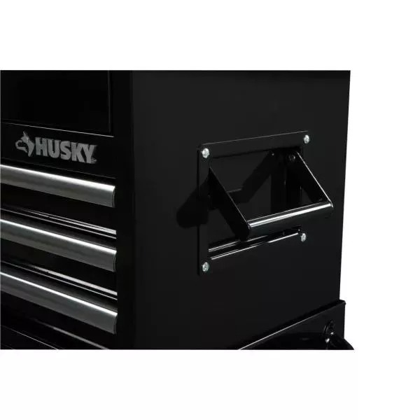 41 IN. 6-DRAWERS TOP CHEST IN BLACK-Kikonat