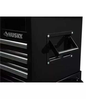 41 IN. 6-DRAWERS TOP CHEST IN BLACK-Kikonat