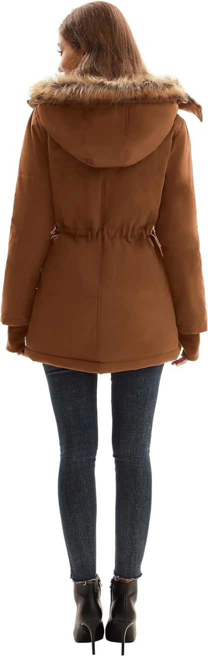 Winter Wool Women's Parka Jacket-Kikonat