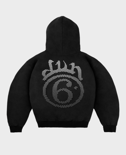 BLACK HOLE PRINT ZIP-Kikonat