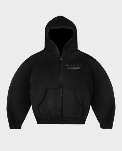 BLACK HOLE PRINT ZIP-Kikonat