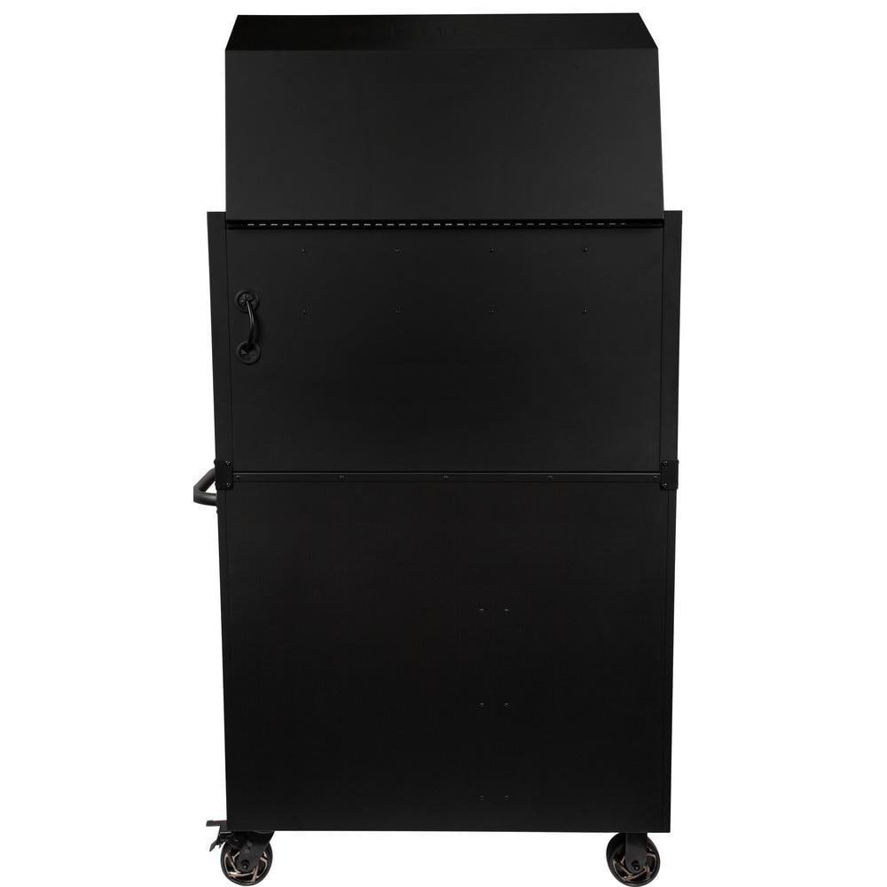 Industrial 41 in. W x 21.5 in. D 15-Drawer Tool Chest and Cabinet Combo in Matte Black-Kikonat