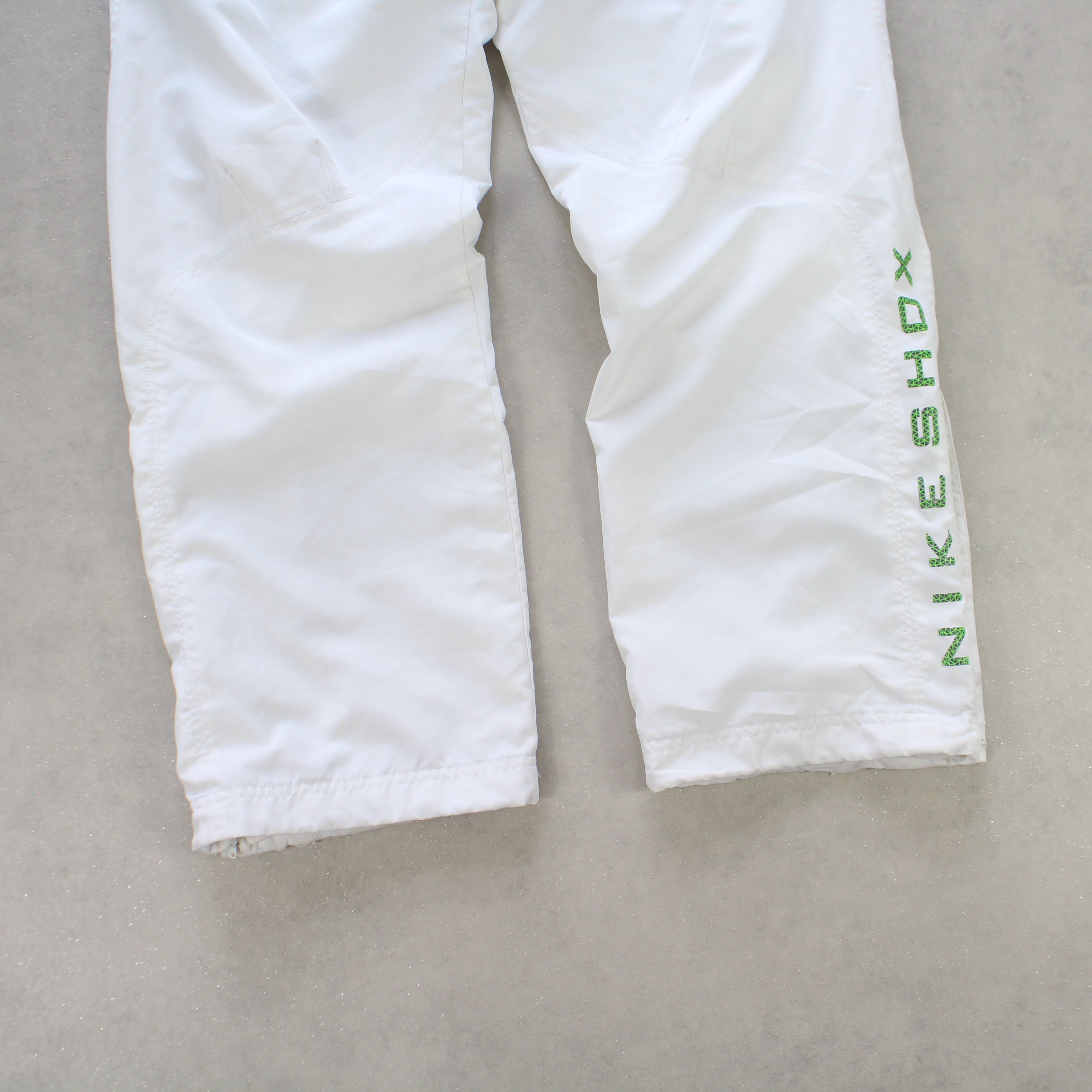 SUPER RARE 2000s Baggy Shox Trackpants White-Kikonat
