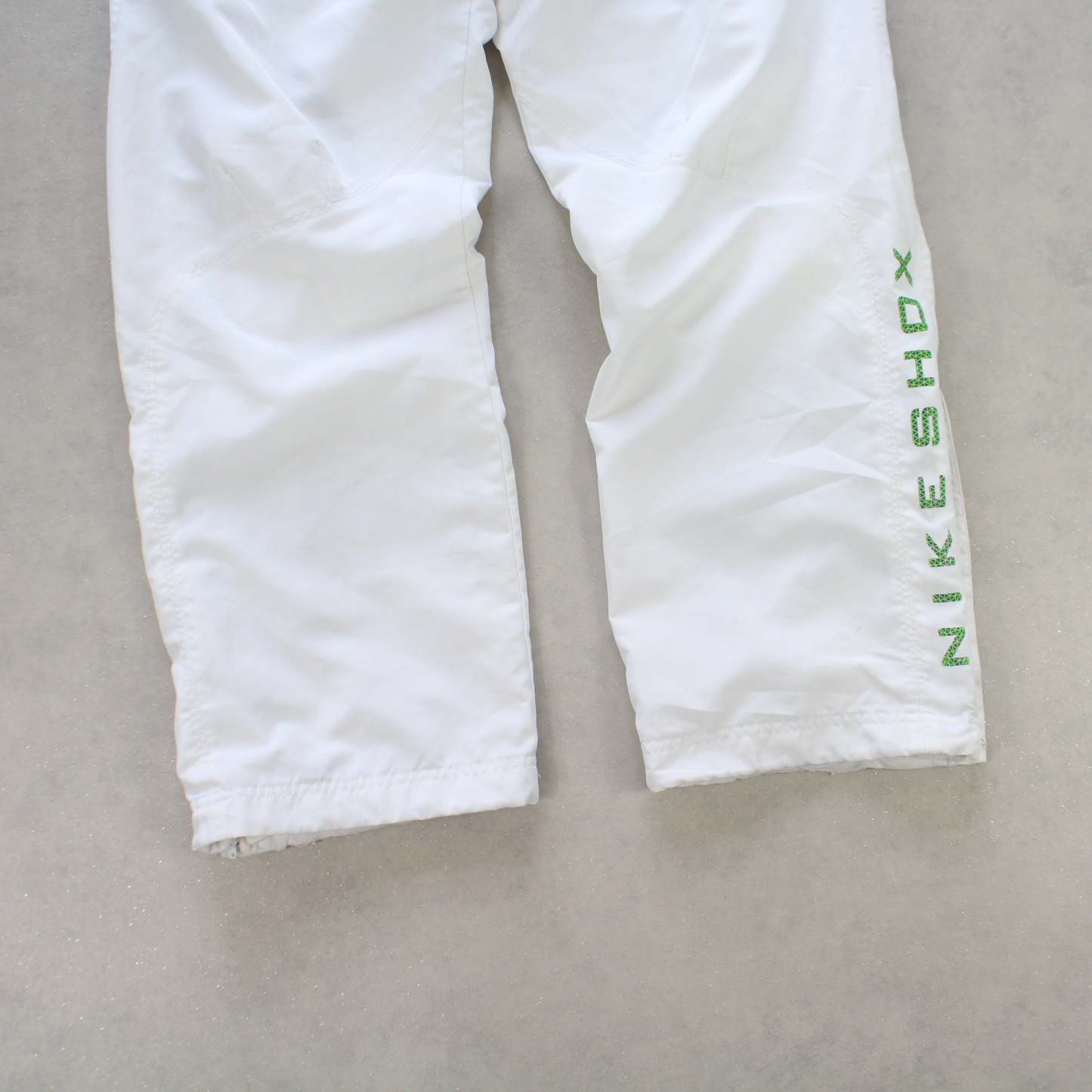 SUPER RARE 2000s Baggy Shox Trackpants White-Kikonat