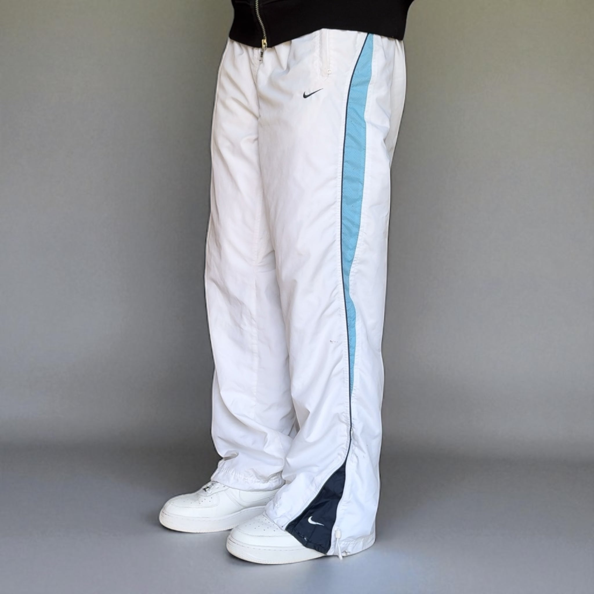 SUPER RARE 2000s Trackpants White-Kikonat
