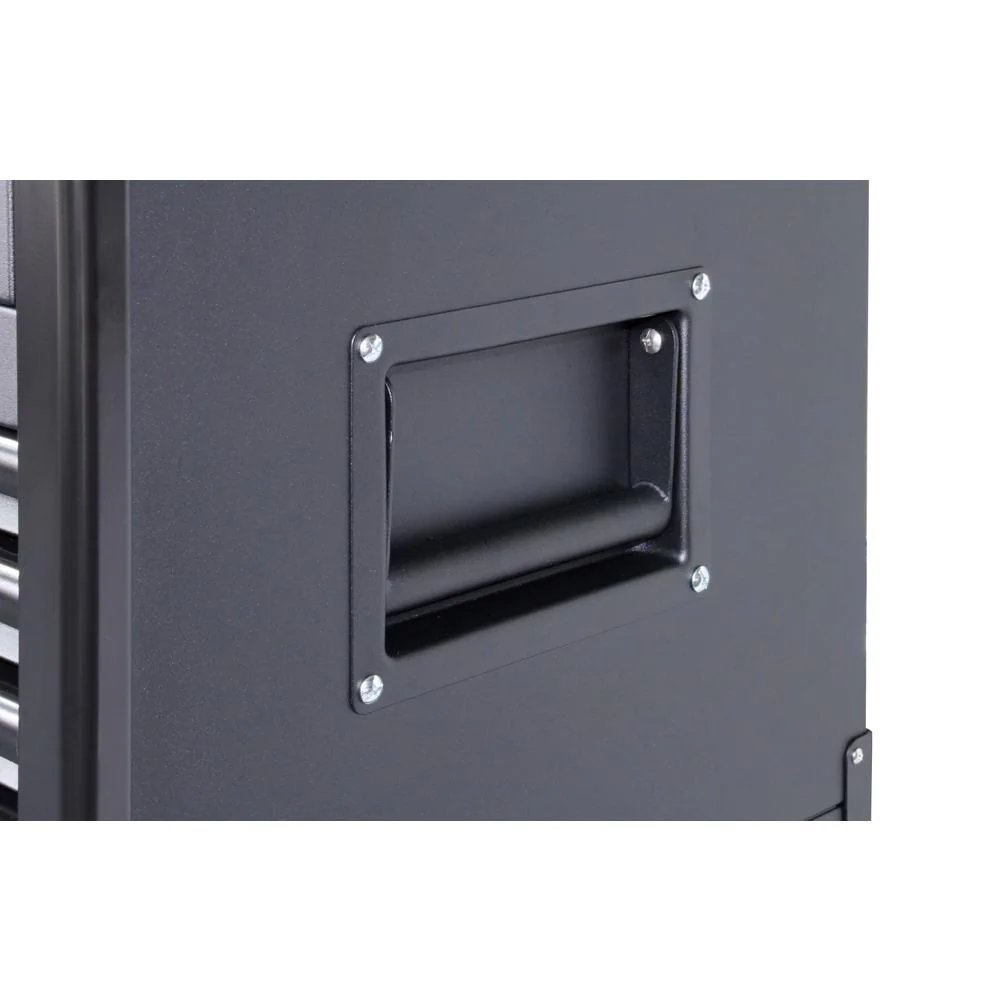 56 in. W 23-Drawer, Deep Combination Tool Chest and Rolling Cabinet Set in Matte Black-Kikonat