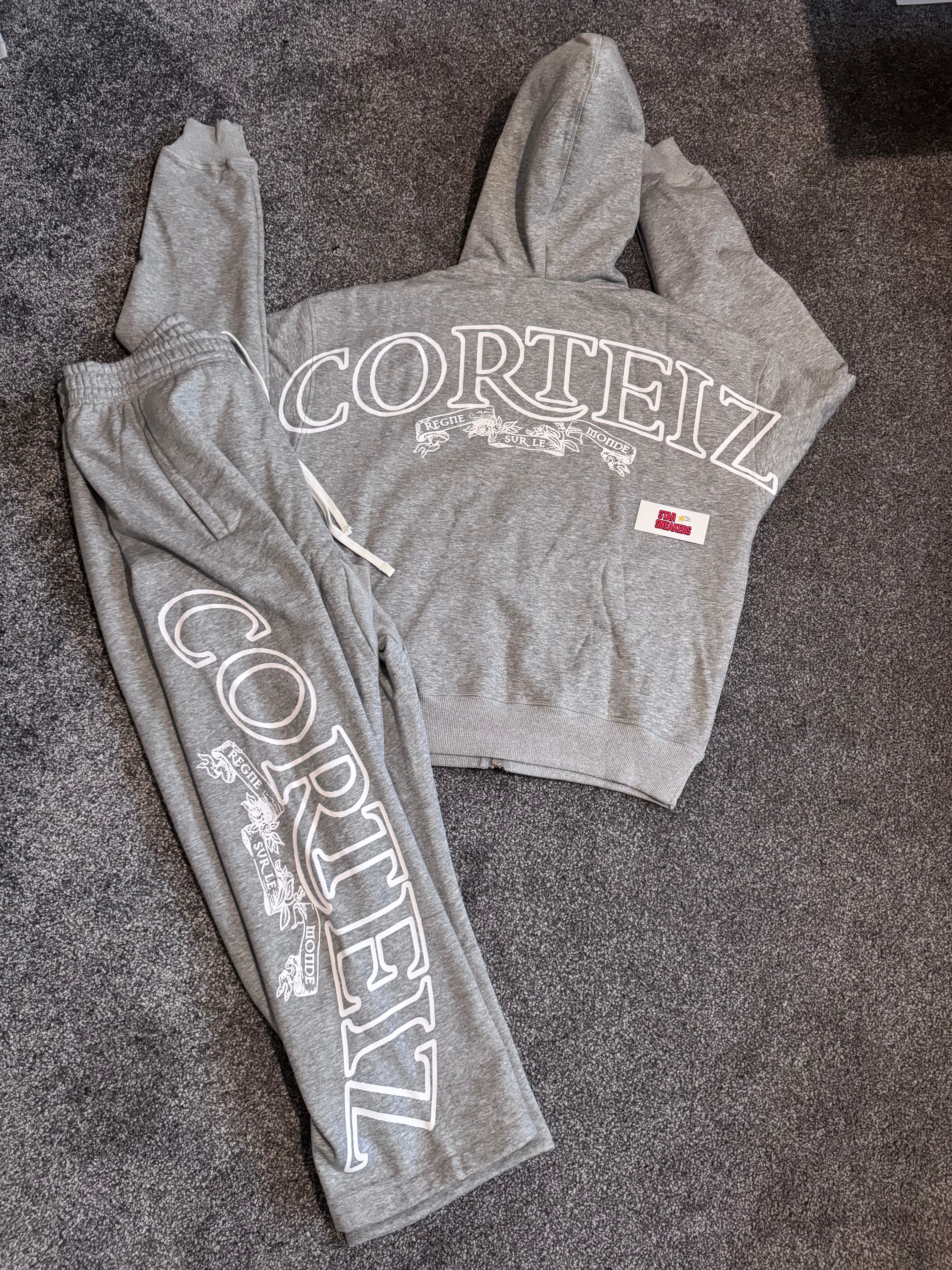 CRTZ grey superior royale tracksuit-Kikonat