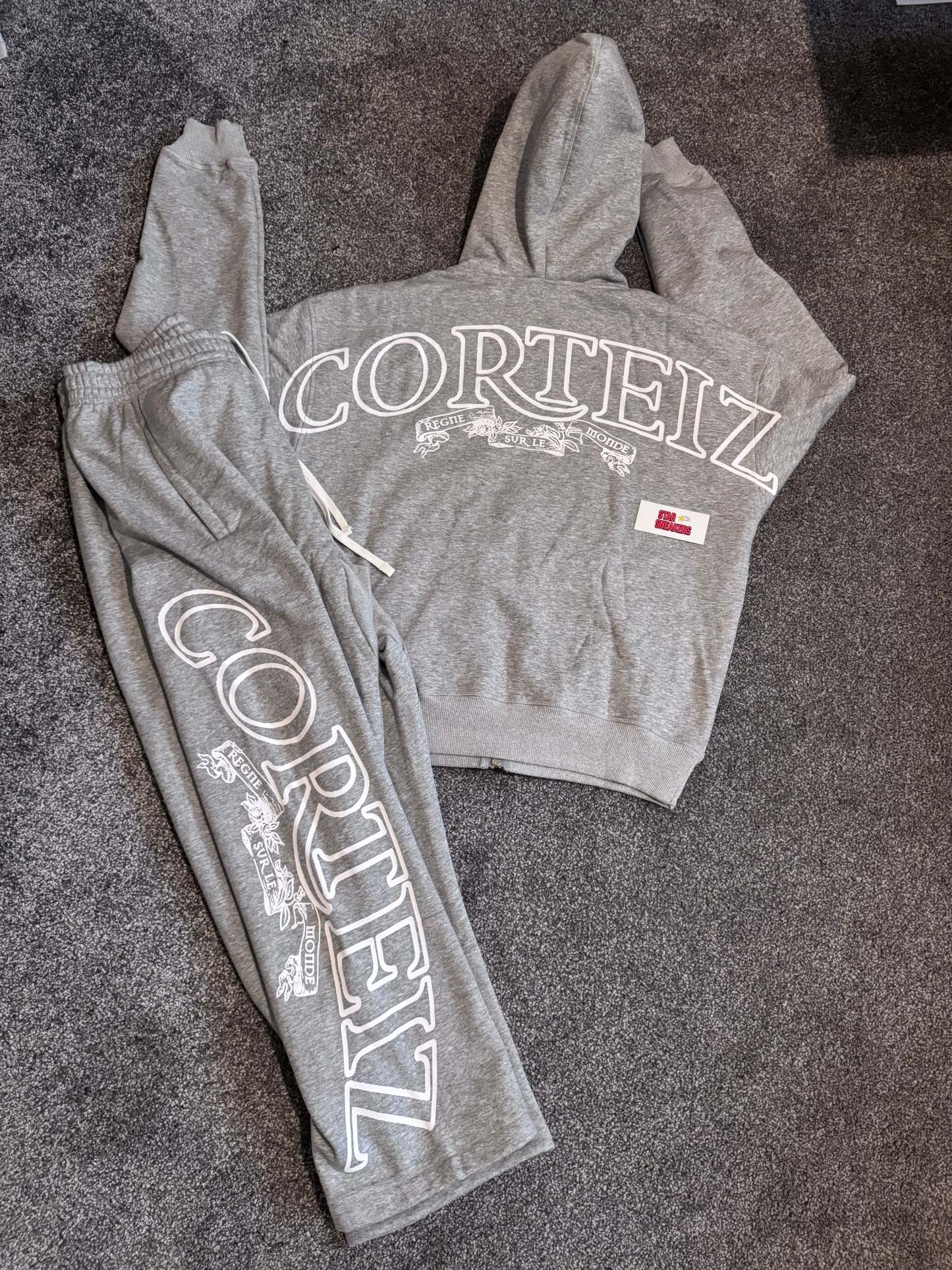 CRTZ grey superior royale tracksuit-Kikonat