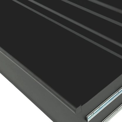 56 in. W 23-Drawer, Deep Combination Tool Chest and Rolling Cabinet Set in Matte Black-Kikonat