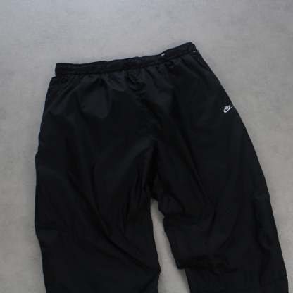 RARE 2000s Baggy Trackpants Black-Kikonat